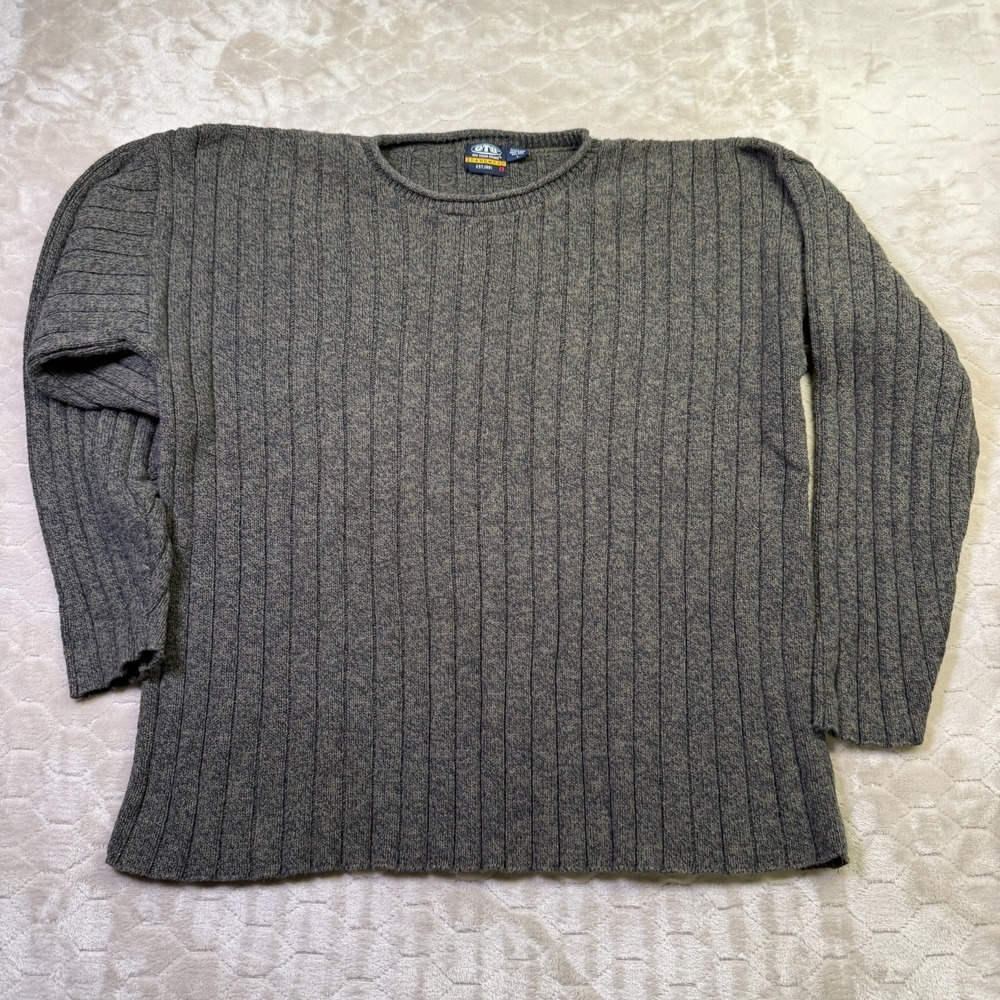 VTG 90s USA Made Knit Chunky Ribbed Sweater Sz Lg OTB Brand‎ Good Shape